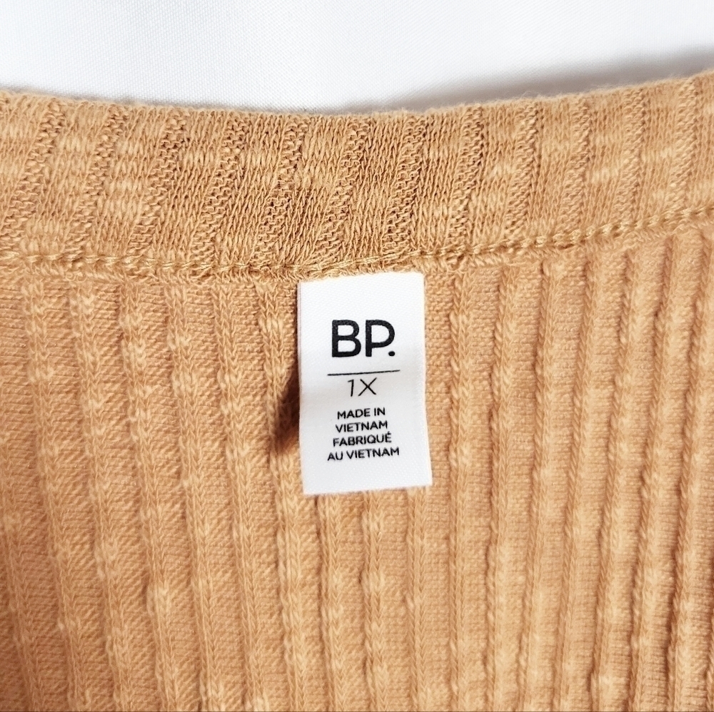 BP long sleeve henley ribbed bodysuit NWT - Picture 3 of 4